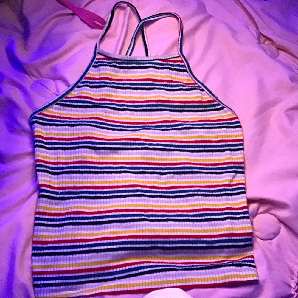 RAINBOW CAMI PLUS CROSS BACK